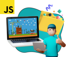 Программирование на JavaScript. Учимся создавать игры! - Школа программирования для детей, компьютерные курсы для школьников, начинающих и подростков - KIBERone г. Красноуральск